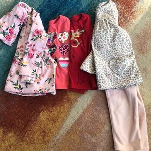 EUC long sleeves, pant set, and hoodie